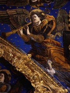 Icon of Catedral Valencia Fig 18 Ángel Décimo Tocando La Chirimía