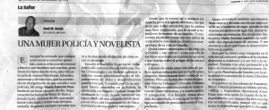 Icon of ART LEVANTE UNA MUJER POLICIA Y NOVELISTA 6 11 2014