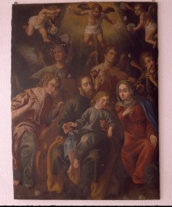 Icon of JESUS DORMIDO EN LOS BRAZOS DE SAN JOSE-CLARISAS GANDIA
