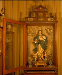 Icon of ARMARIO URNA CON INMACULADA Y 4 FIGURAS BRONCE-CLARISAS GANDIA