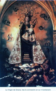 Icon of La Virgen De Gracia Tras Su Coronacion V Centenario-Clarisas Gandia