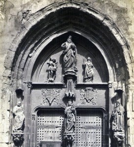 Icon of Gandia Puerta De Los Apóstoles 1927, Seu Colegiata