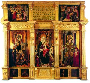 Icon of COLEGIATA-Gandia Retablo Del Cardenal Alfonso De Borja  O Santa Ana 1452