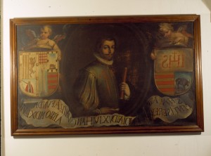 Icon of SAN FRANCISCO DE BORJA CON LA BULA FUNDACIONAL UNIVERSIDAD GANDIA-CLARISAS GANDIA