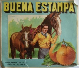 Icon of Postal 8728878 CROMOS NARANJAS DE GANDIA