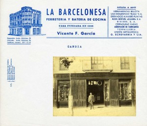 Icon of Postal IMPRESO LA BARCELONESA050 POSTALES DE GANDIA