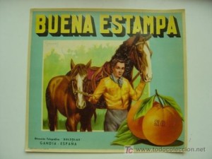 Icon of Postal 7711992 CROMOS NARANJAS DE GANDIA