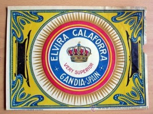 Icon of Postal 25192577 CROMOS NARANJAS DE GANDIA