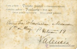 Icon of Postal REVERSO POSTAL 1905 POSTALES DE GANDIA