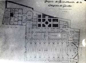 Icon of GANDIA-plano Proyecto Reconstruccion Colegiata