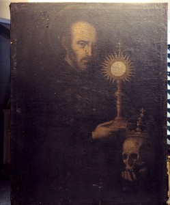 Icon of SAN FRANCISCO DE BORJA CON CUSTODIA-CLARISAS GANDIA