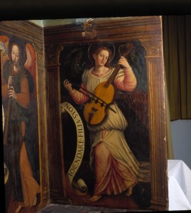 Icon of TRINIDAD CON QUERUBINES-ALTAR CAPILLA CLAUSTRAL-CLARISAS GANDIA