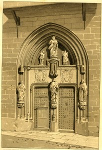 Icon of Puerta De La Colegiata, Gandia (grabado)