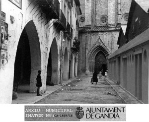 Icon of Gandia-mercado Antiguo-plaza Colegiata