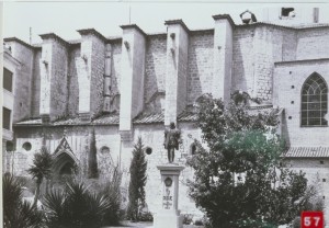 Icon of Gandia Fachada Colegiata Con Santo Duque